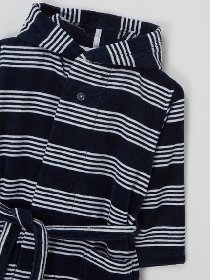 SANETTA Badjas van badstof Marineblauw - 2