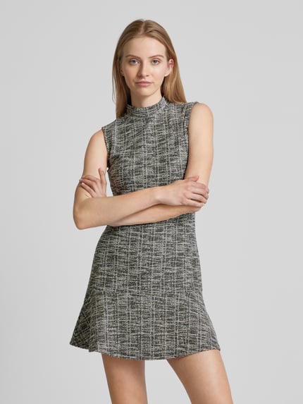 MANGO Minikleid mit Stehkragen Modell 'ALEXIA' Offwhite 4