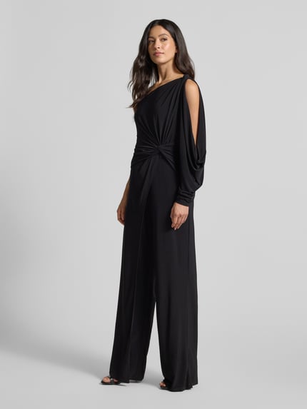 Adrianna Papell Jumpsuit mit Knoten-Detail Black 1