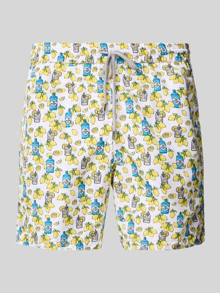 Zeybra Badehose mit elastischem Bund Weiss 1