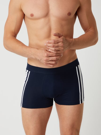 SCHIESSER Trunks met stretch in set van 3 Marineblauw - 3