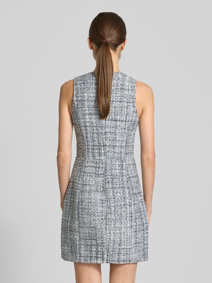 GUESS Minikleid mit V-Ausschnitt Modell 'SADIE' Hellblau 5