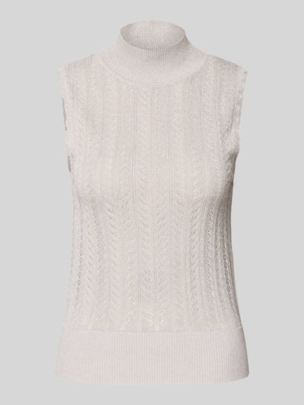 Scotch & Soda Pullunder aus Viskose-Mix mit Stehkragen Silber 2