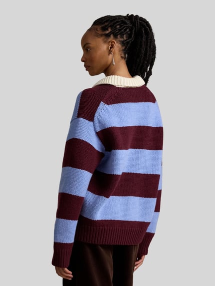 Polo Ralph Lauren pullover in relaxed fit van wolmix Lichtblauw - 5
