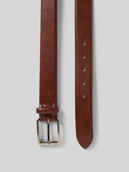 LLOYD Men's Belts Ledergürtel mit Label-Prägung Mittelbraun 3