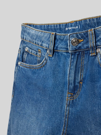 Tom Tailor Regular Fit Jeansshorts im 5-Pocket-Design Blau 2