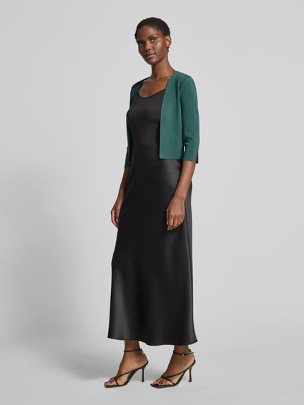 Vera Mont Regular Fit Bolero aus Viskose-Mix Dunkelgruen 1