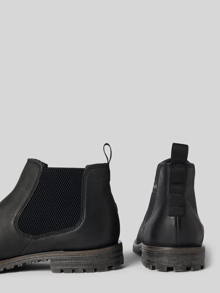 bugatti Boots aus Leder mit elastischen Einsätzen Modell 'Kosta' Black 2