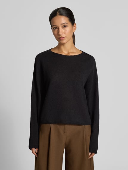 DRYKORN Strickpullover aus Woll-Mix mit Alpaka-Anteil Modell 'IMENY' Black 4