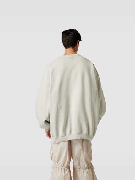 VETEMENTS oversized sweatshirt met labeldetail Offwhite - 5