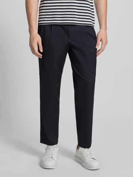 MCNEAL tapered fit broek met achterzakken Marineblauw - 4
