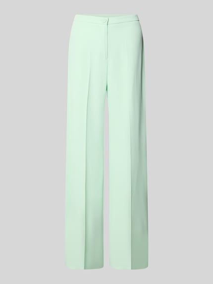Stoffen broek met persplooi Shop The Look MANNEQUINE