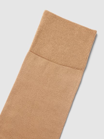 FALKE Skarpety z dodatkiem streczu model ‘COOL 24/7’ Camel 2