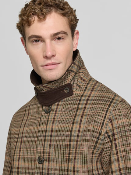 ARMEDANGELS Regular fit lange jas van wolmix Lichtbruin - 3