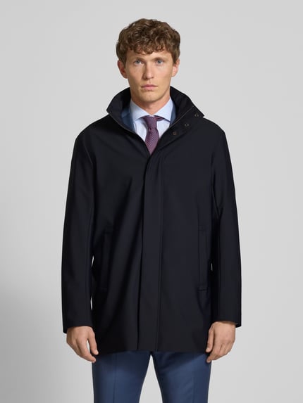 Emporio Armani Kurzmantel mit Stehkragen und Eingrifftaschen Marine 4