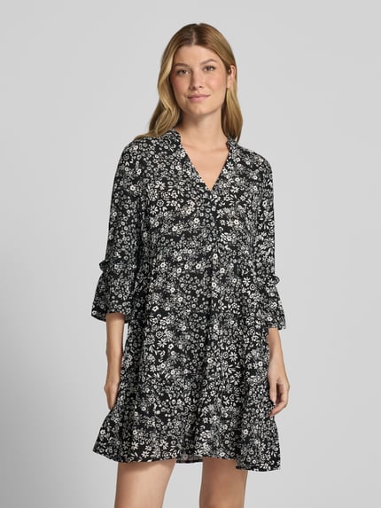 VERO MODA Mini-Tunikakleid aus reiner Viskose Modell 'EASY JOY' Black 4
