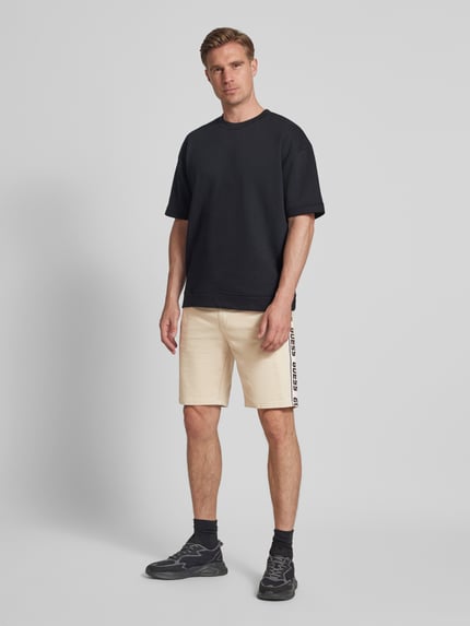 GUESS Activewear Shorts mit elastischem Bund und Tunnelzug Beige 1