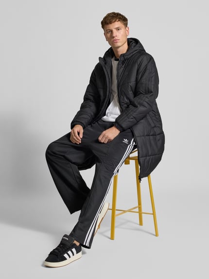 adidas Originals Regular Fit Parkamantel mit Kapuze Modell 'Adicol' Black 1