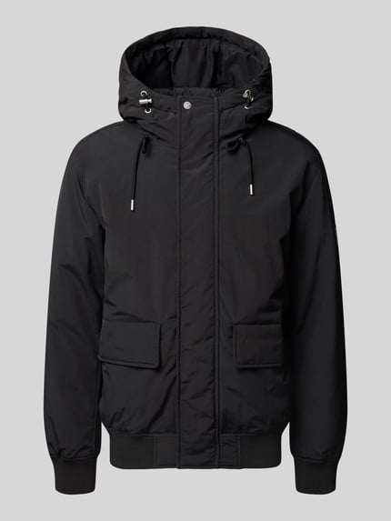 Tommy Jeans Regular Fit Bomberjacke mit Kapuze Black 2