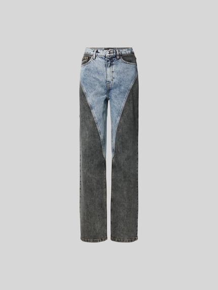 ROTATE Jeans o kroju straight fit w 5 kieszeni Jeansowy niebieski 2