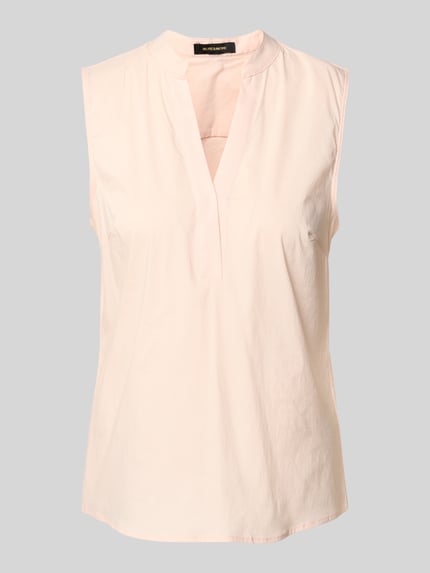 MORE & MORE Regular fit blousetop met V-hals Lichtroze - 2