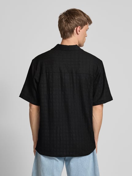 Redefined Rebel Koszula casualowa o kroju regular fit z kołnierzem z połami model ‘PAUL’ Czarny 5
