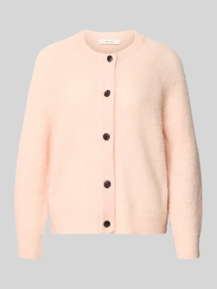 Selected Regular Fit Strickjacke aus Woll-Mix mit Alpaka-Anteil Modell 'LULU' Rosa 2