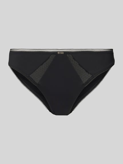 BOSS Onderbroek met kanten inzet Zwart - 1