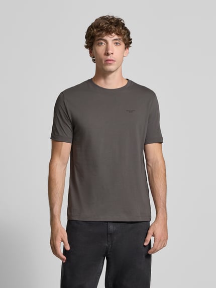 Marc O'Polo DENIM Regular Fit T-Shirt aus reiner Baumwolle Anthrazit 4