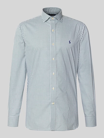 Polo Ralph Lauren Koszula biznesowa o kroju regular fit z kołnierzykiem typu kent Zielony 2