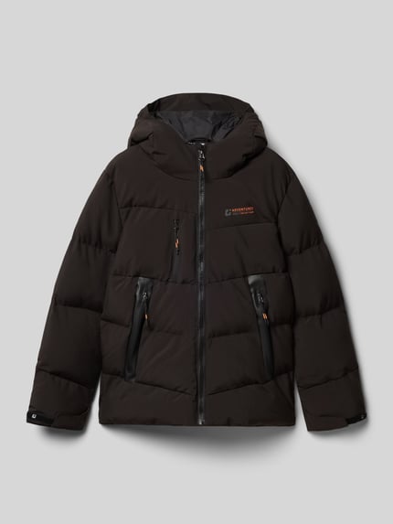 killtec Steppjacke mit Label-Print Black 1