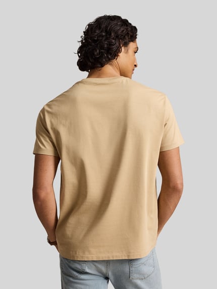 Polo Ralph Lauren Regular Fit T-Shirt aus reiner Baumwolle Khaki 5
