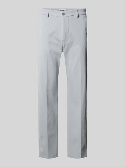 DRYKORN Straight Fit Stoffhose mit Bügelfalten Modell 'Ajend' Hellblau 2