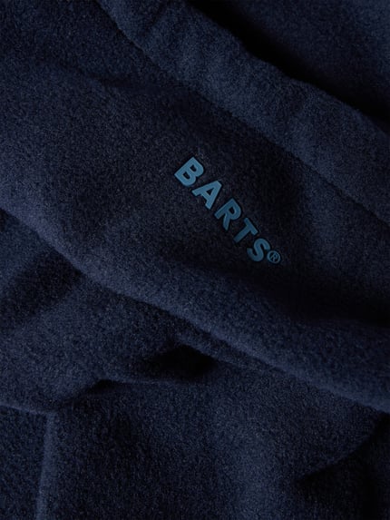 Barts Schal mit Label-Print Dunkelblau 2