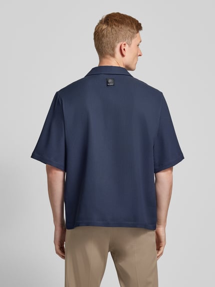 Elias Rumelis Oversized vrijetijdsoverhemd met plissévouwen, model 'Farold' Blauw - 5