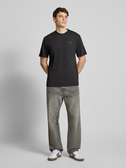 adidas Originals T-Shirt mit Label-Stitching Black 1