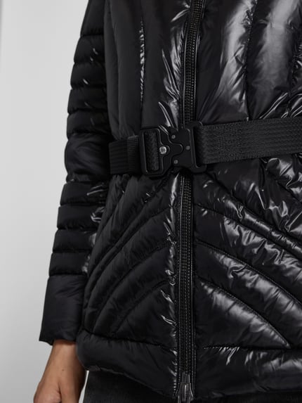 Blauer USA Steppjacke mit Stehkragen Black 3