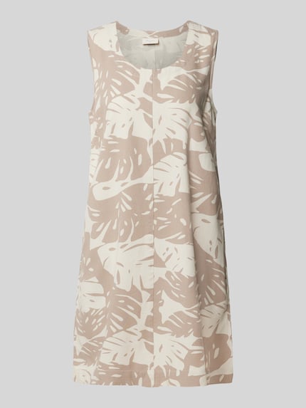 FREE/QUENT Mini-jurk met steekzakken, model 'LAVISCO' Taupe - 2