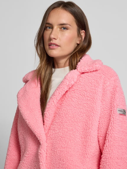 Frieda & Freddies Teddy-Mantel mit Steppeinsatz Modell 'GINE2' Pink 3