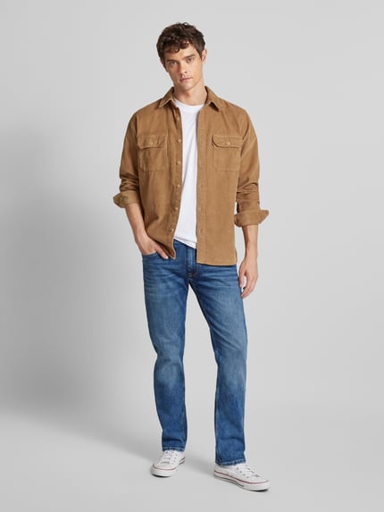 Pepe Jeans Regular Fit Jeans aus Baumwoll-Mix Modell 'CASH' Blau 1