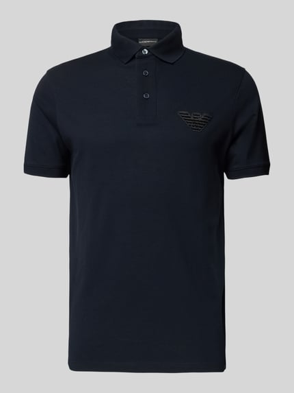 Emporio Armani Poloshirt mit Label-Detail Marine 2
