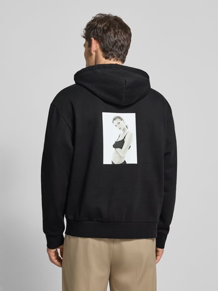 CK Calvin Klein Hoodie mit Label-Stitching Black 5