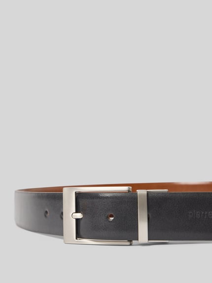 Pierre Cardin Dwustronny pasek ze skóry Koniakowy 2