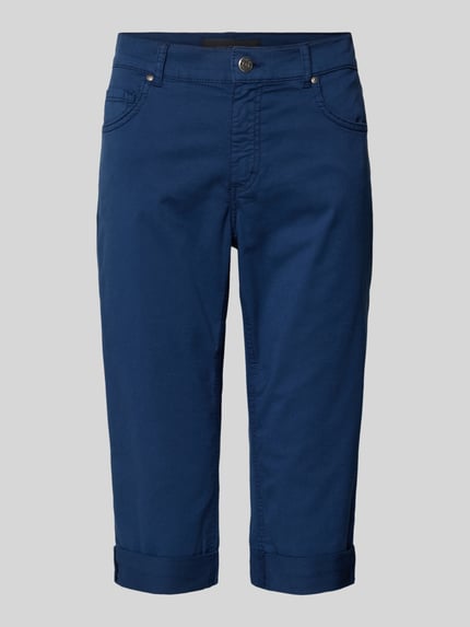 ANGELS Capribroek met omslag en steekzakken Donkerblauw - 2