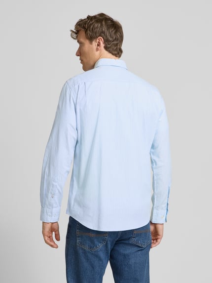 Christian Berg Men Freizeithemd mit Knopfleiste Bleu 5