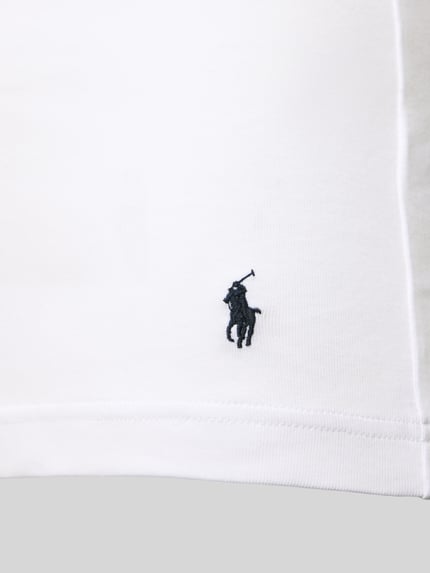Produktfoto, Tanktop mit Rundhalsausschnitt im 2er-Pack von Polo Ralph Lauren aus reiner Baumwolle, Regular-Fit, mit Label-Stitching.