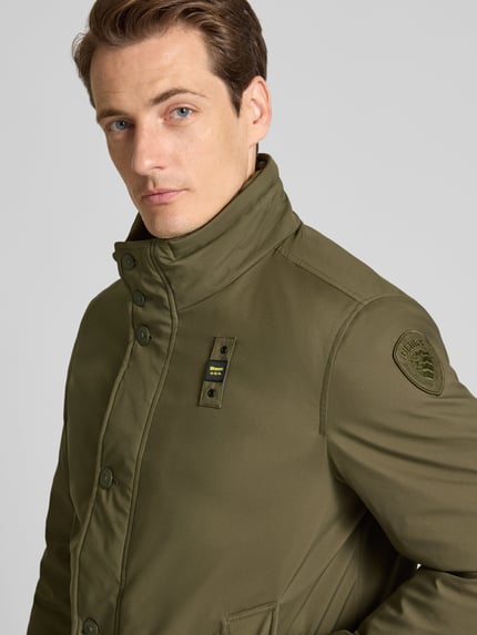 Blauer USA Daunenjacke mit Kapuze Modell 'CHESTER' Oliv 3