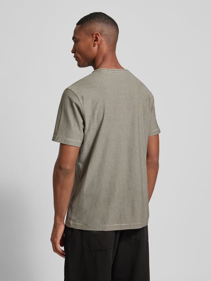 LERROS T-shirt z dekoltem serafino Piaskowy 5