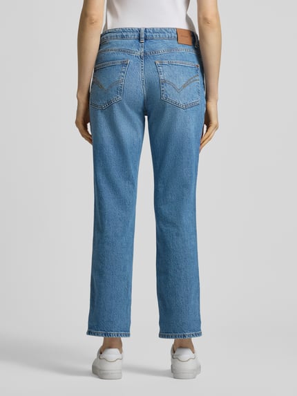 MOS MOSH Jeans met omslag Model 'Colorado Mai' Donkerblauw - 5