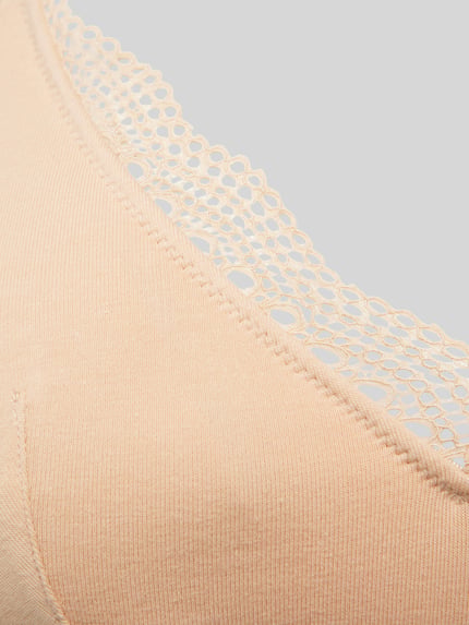 SKINY Beha met kant Beige - 2